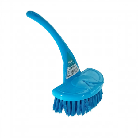 Articole si instalatii sanitare - Perie cu maner, pentru curatat lavoar si toaleta, din plastic, lungime fire 30 mm, Y-434, albastru