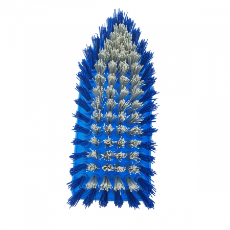 Perie cu maner, pentru curatenie, lungime 135 mm, din plastic, albastra [3]