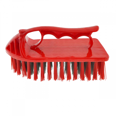 Perii si maturi - Perie cu maner, pentru curatenie, lungime 135 mm, din plastic, rosie