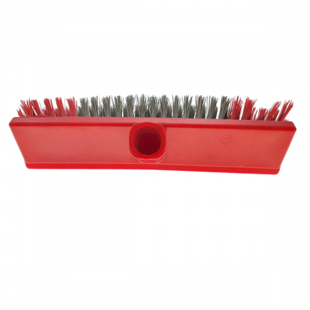 Perie pentru covoare cu filet pentru coada, lungime 260mm, rosu cu gri [4]