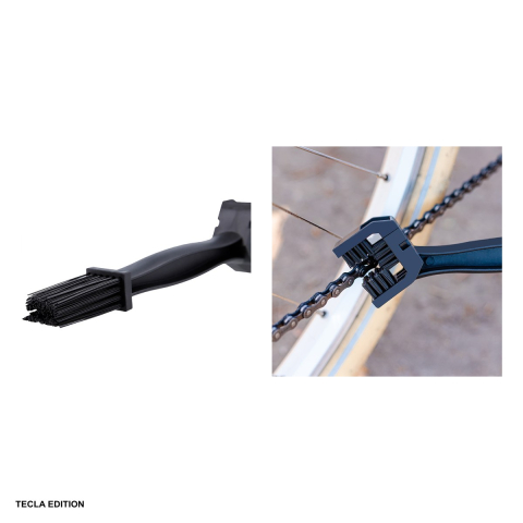 Perie pentru curatarea lantului de bicicleta, Forever Outdoor, neagra [3]