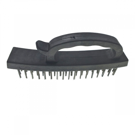 Perie sarma, lungime 170mm, cu 4 randuri si maner de prindere, din plastic, neagra [5]