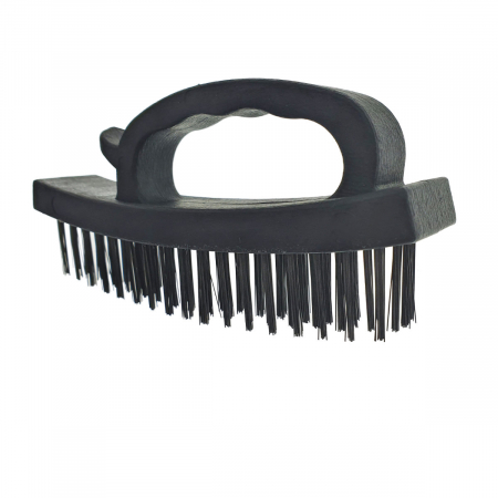 Perie sarma, lungime 170mm, cu 4 randuri si maner de prindere, din plastic, neagra [4]