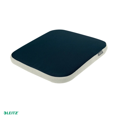 Birou & Ergonomie - Pernuta ergonomica pentru scaun Leitz Ergo, forma patrata, husa lavabila, 55 x 368 x 364 mm, gri carbune