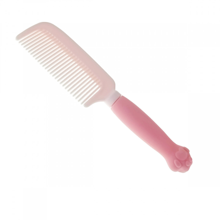 Pieptan cu maner figurina, din plastic moale, pentru copii, G39-V21 60247, roz [2]