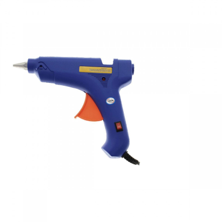 Pistoale de lipit - Pistol de lipit din plastic FAE-30099,100w, cu intrerupator, albastru