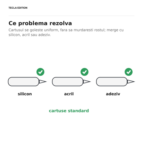 Pistol pentru silicon profesional, metalic, pentru cartuse standard de silicon, adeziv si etansant [4]