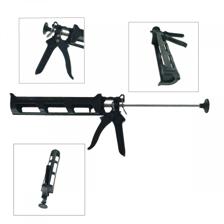 Pistol pentru tuburi de silicon, FS-12027-B, din plastic, negru [4]