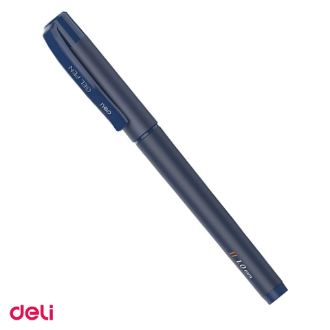 Pixuri - Pix cu gel Deli G159, cu grip, varf 1 mm, cerneala albastra