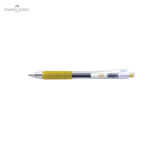 Pix cu gel Faber-Castell Fast Gel, varf 0.7 mm, cerneala aurie, uscare rapida, scriere fluida [4]