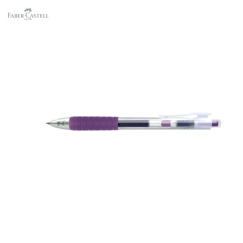 Pix cu gel Faber-Castell Fast Gel violet, uscare rapida, scriere fluida 0.7 mm [4]