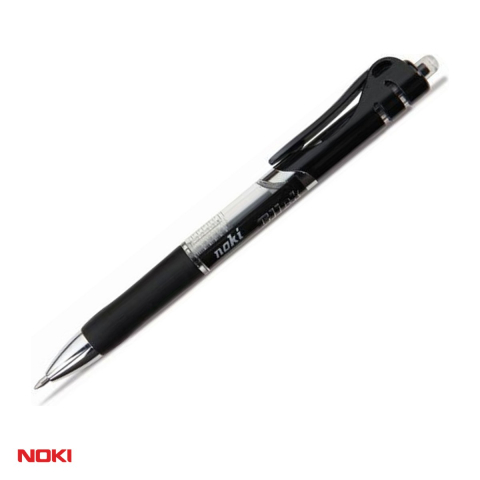 Birotica papetarie - Pix cu gel NOKI Click, varf 0.7 mm, cerneala neagra