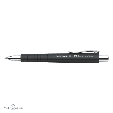 Pix cu mecanism Faber-Castell Poly Ball, grip ergonomic triunghiular, rezerva albastra de mare capacitate [3]