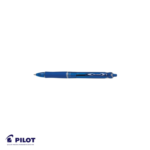 Pixuri - Pix cu mecanism Pilot Acroball Clips 1.0mm, cerneala albastra, fabricat din plastic reciclat, pentru utilizare zilnica la birou