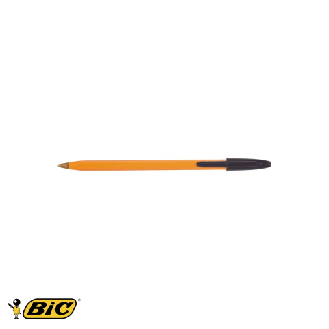 Pix de unica folosinta Bic Orange, varf 0.7 mm, cerneala neagra, pentru scris zilnic la birou si scoala [3]