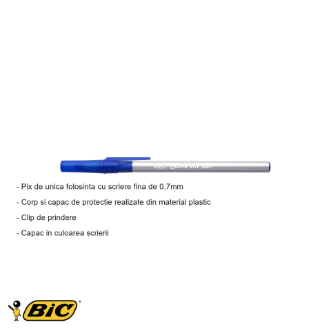 PIX UNICA FOLOSINTA ALBASTRU ROUND STIC EXACT BIC [1]