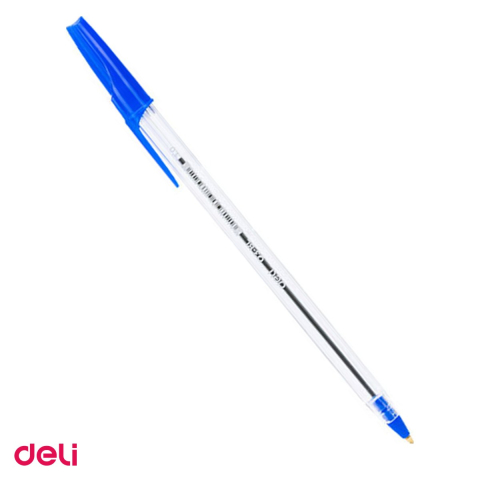 Pixuri - Pix de unica folosinta Deli Think Q3, varf 1 mm, cerneala albastra
