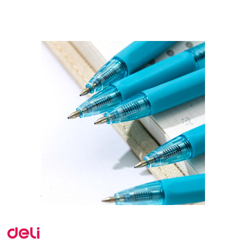 Pix Deli Xtream, cu mecanism, varf 0.7 mm, cerneala albastra [4]