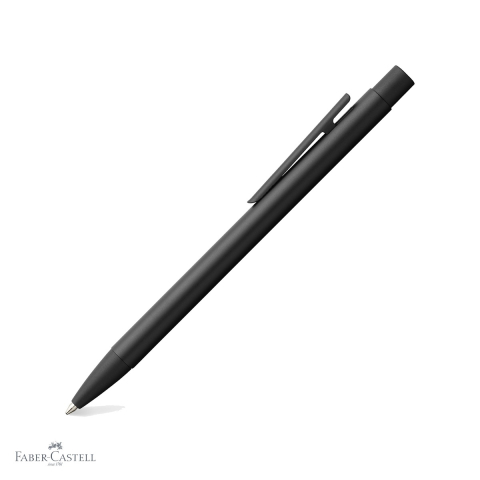 Pixuri premium - Pix metalic Faber-Castell Neo Slim, corp subtire lacuit negru, pentru profesionisti