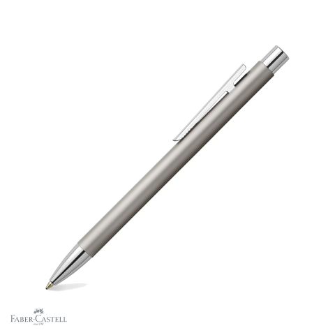 Pixuri premium - Pix metalic mat Faber-Castell Neo Slim, corp subtire, rezerva neagra M, pentru profesionisti