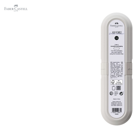 Pix premium Faber-Castell Avori Dream Weaver, mecanism rotativ, mina albastra XB, lila, din plastic reciclat [4]