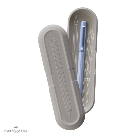 Pix rotativ Faber-Castell Avori Cosmic Flow, plastic reciclat 92%, mina albastra XB, negru [3]