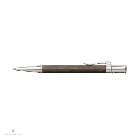 Pix rotativ Graf von Faber-Castell Classic Grenadilla, corp din lemn de grenadilla, cutie cadou din lemn, varf M, scriere neagra, maro inchis [3]