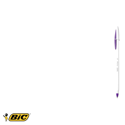 Pix unica folosinta Bic Cristal Up Fun, varf 1.2 mm, cerneala albastra, scriere fluida [4]