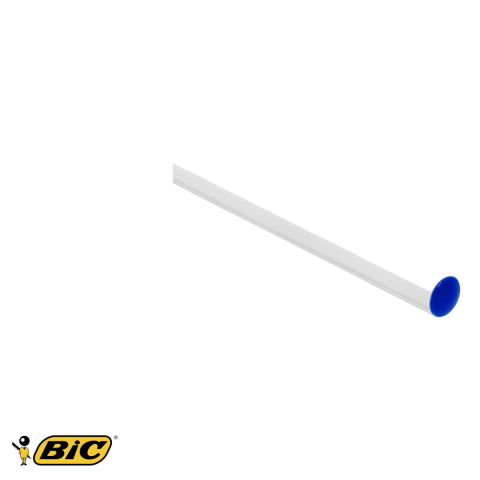 Pix unica folosinta Bic Cristal Up, varf medium 1.2 mm, scriere albastra, pentru birou si scoala [4]