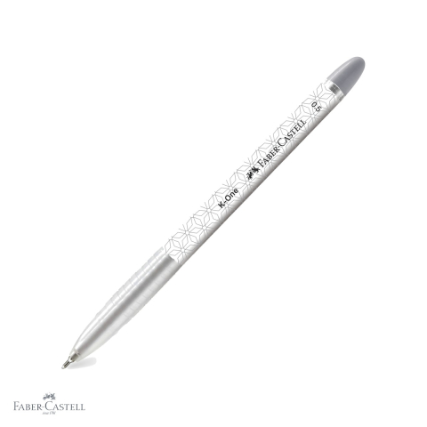 Pixuri unica folosinta - Pix unica folosinta Faber-Castell K1, varf 0.5mm, cerneala neagra rezistenta la apa, corp ergonomic triunghiular