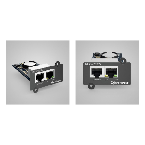 Placa de management in retea CyberPower RMCARD205 pentru UPS si PDU, SNMP si HTTP, Ethernet 10/100, port pentru senzor de mediu, albastru [3]