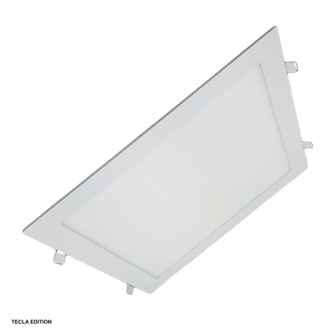 Corpuri iluminare - Plafoniera LED patrata slim SPN7761, 24 W, 2700 K lumina calda, 300 x 300 mm