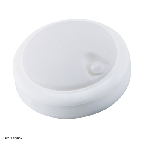 Corpuri iluminare - Plafoniera LED rotunda cu senzor de miscare SPN8049, 15 W, 6500 K lumina rece, IP65, diametru 171 mm, inaltime 66 mm