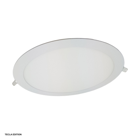 Corpuri iluminare - Plafoniera LED slim incastrata rotunda SPN7732, 24 W, 4200 K lumina neutra, diametru 300 mm
