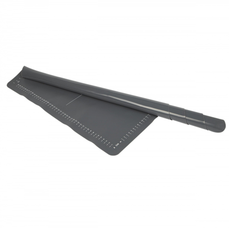 Plansa modelatoare 500x700 mm, cu grile de masurare marcate, din silicon alimentar pentru framantat, gri [1]
