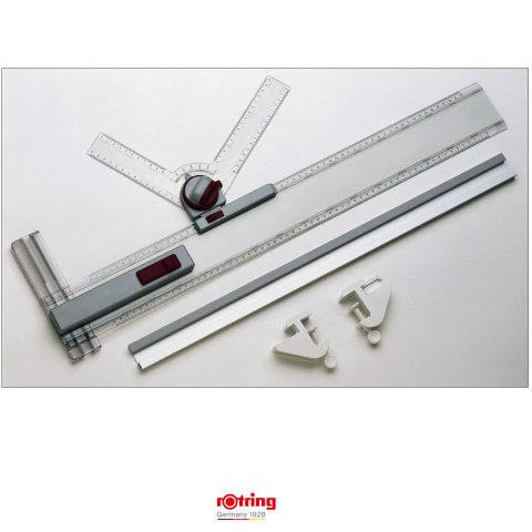 Planseta Proiectare A2 Rotring cu Teu si Cap ISIS, Mecanism Dublu STOP-and-GO pentru Precizie Maxima [1]