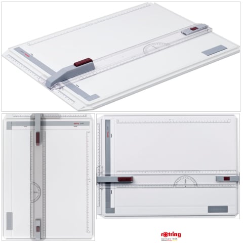 Planseta Proiectare A3 Rotring Profil, cu Sistem Dublu de Fixare si Teu Gradat STOP-and-GO [3]