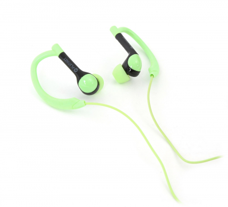 Casti - PLATINET IN-EAR EARPHONES + MIC SPORT PM1072 GREEN [42940]