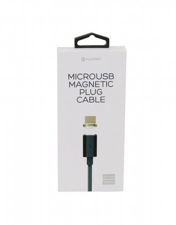 Cablu Platinet Micro Usb la Usb, with 1Xmagnetic 1m black - PUCMPM1B [3]