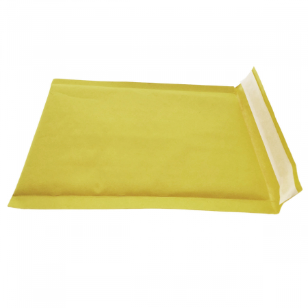 Plic anti-soc cu bule, 120 x 180 mm, cu clapeta de 40mm adeziva, galben [2]