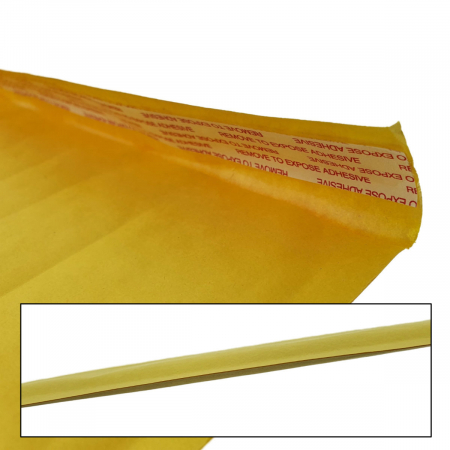Plic anti-soc cu bule, 290 x 360 mm, TM-11899, cu clapeta de 40mm adeziva, galben [3]