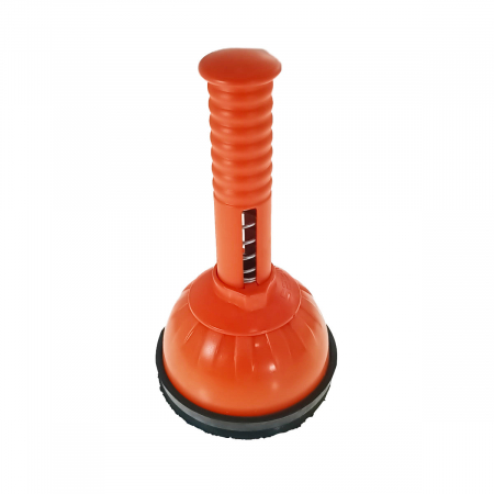 Pompa cu dubla actiune, ventuza diametru 11 cm, pentru desfundat scurgerea, aspiratie si compresie, maner de 13 cm cu arc [2]
