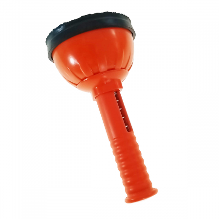 Pompa cu dubla actiune, ventuza diametru 11 cm, pentru desfundat scurgerea, aspiratie si compresie, maner de 13 cm cu arc [1]