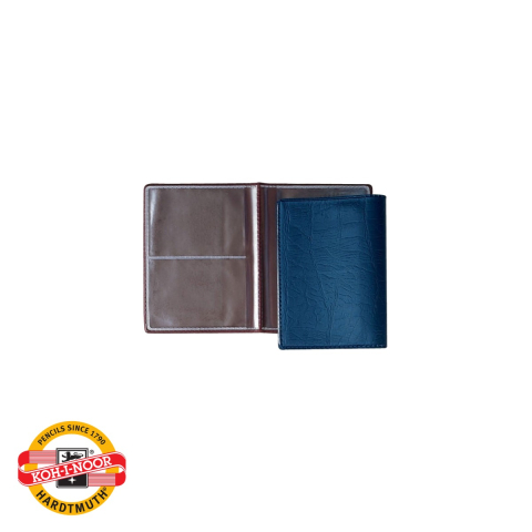 Suporturi documente - Port acte cu 3 folii transparente Koh-I-Noor, din PVC rezistent, pentru organizarea documentelor