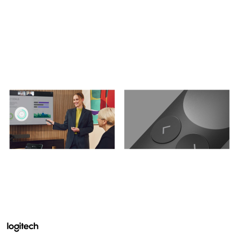 Presenter Logitech Spotlight 2 Presentation Remote, feedback haptic, pointer digital si laser, Bluetooth si receptor Logi Bolt USB-C, raza 30 m, acumulator, grafit, 910-007672 [4]