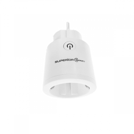 Priza schuko inteligenta Smart Superior, wireless, 110-240V AC, 16A, 50/60 Hz, alba [1]