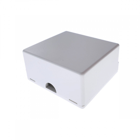 Priza UTP cat5 dubla, echipata, montaj aparent, din plastic, alba [2]