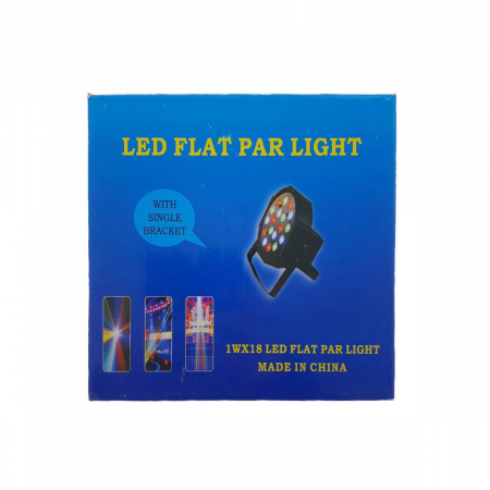 Proiector 18 Led color 1WX18, DMX, joc de lumini ambiental, club, party [5]