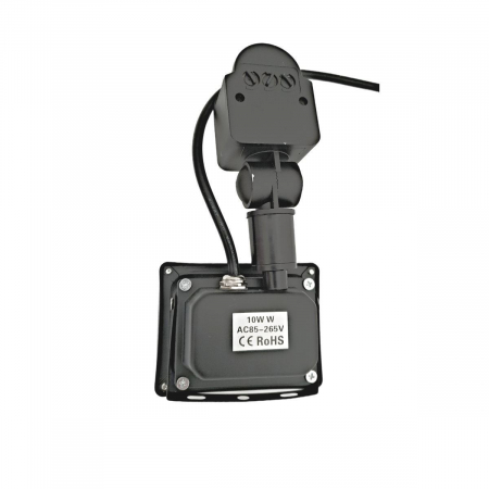 Proiector LED 10W cu senzor de miscare, IP65, negru [2]