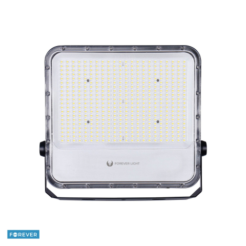 Corpuri iluminare - Proiector LED Proxim+ 300W 4000K 45000lm 230V IP65 Forever, cablu 40cm, dimensiuni 391 x 49 x 359mm, Negru